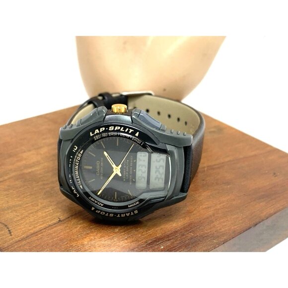 Casio Men's Watch WS300 Illuminator Quartz Digital Black Resin Sport 2329 - Picture 8 of 14